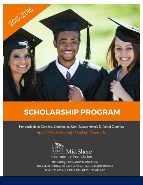 2015-2016 Scholarship Program