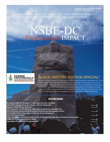 2014 NSBE DC (Black History Month News Edition) - FinalReview