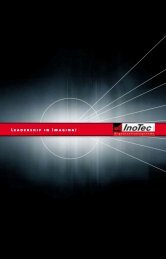 Informationsbroschüre über InoTec GmbH Organiosationssysteme
