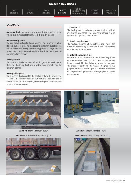 Loading bay equipment loading docks safety systems and lifting tables