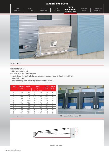 Loading bay equipment loading docks safety systems and lifting tables