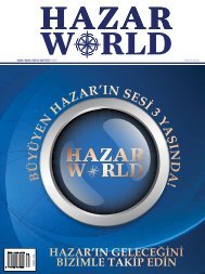 HAZAR WORLD - SAYI 38 - Ocak 2016