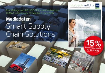 Mediadaten Smart Supply Chain Solutions CeMAT 2016 in Hannover