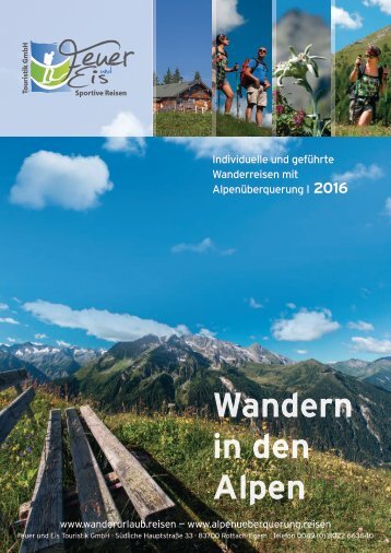 Wandern in den Alpen 2016