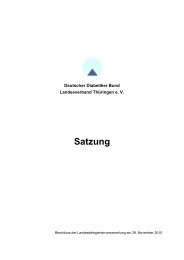 Diabetiker Thueringen Satzung 2015