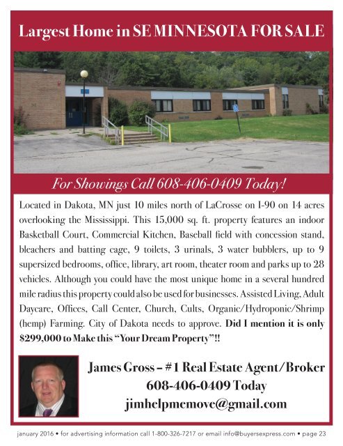 Buyers Express - LaCrosse Edition - January 2016