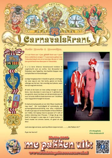 Carnavalskrant 2016