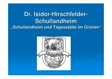 Dr. Isidor-Hirschfelder-Schullandheim Herongen