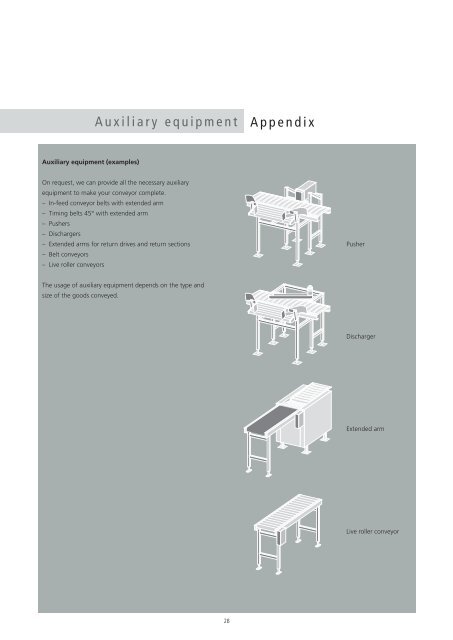 deniway® plate chain conveyor - Denipro