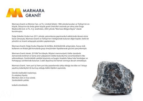 Marmara Granit