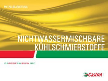 NICHTWASSERMISCHBARE KÃœHLSCHMIERSTOFFE - Castrol