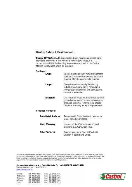 TXT Softec LL01 - Castrol