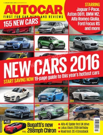 Autocar UK – 6 January 2016