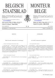 BELGISCH STAATSBLAD MONITEUR BELGE