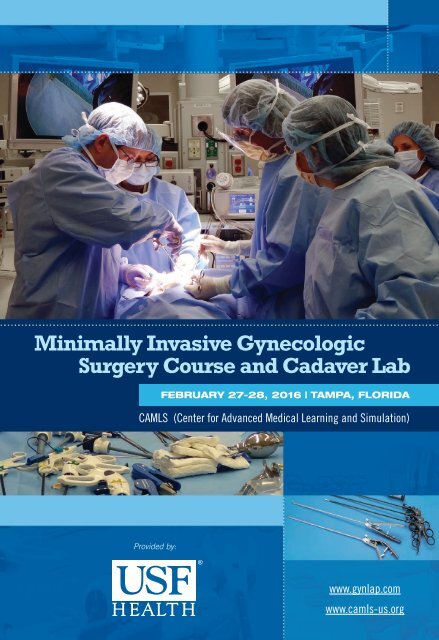 Minimally Invasive Gynecologic Surgery Course and Cadaver Lab