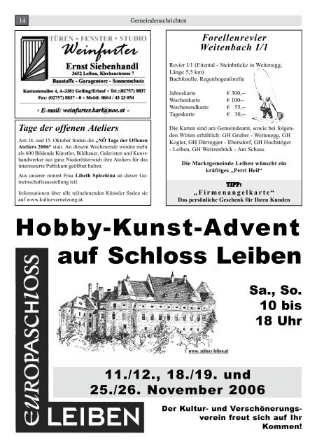 Gemeindezeitung 3/2006 - Marktgemeinde Leiben