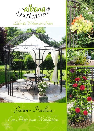 Romantische Gartenpavillons