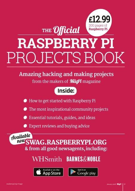 YOUR OFFICIAL RASPBERRY PI MAGAZINE