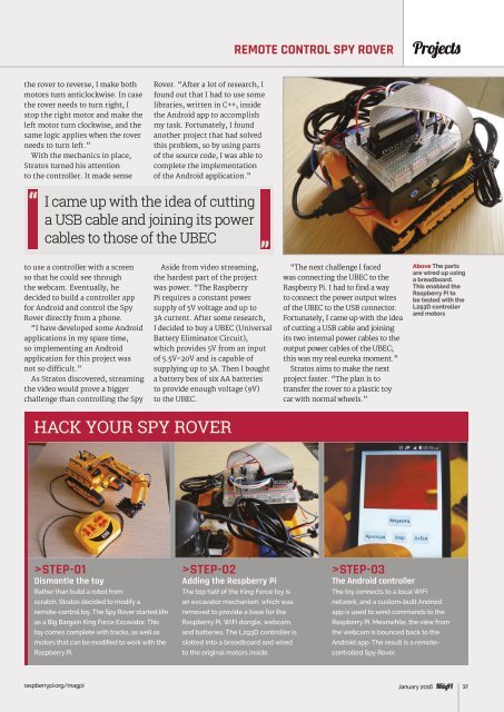 YOUR OFFICIAL RASPBERRY PI MAGAZINE