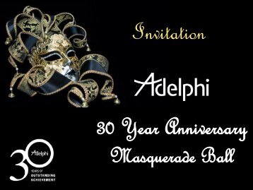 30 Year Celbration Invite