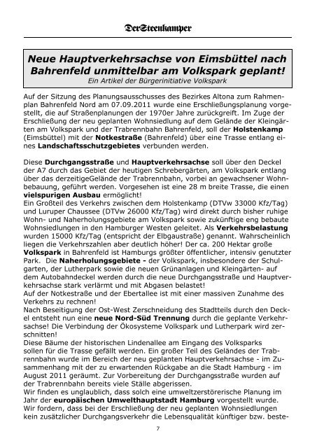 Mitteilungsblatt der Heimstättervereinigung-Steenkamp eV Getreten ...