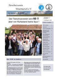 60 - Tierschutzverein-Wesermarsch eV