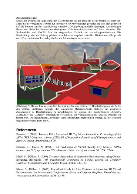 3D-Beschriftung in interaktiven, virtuellen 3D-Umgebungen durch ...