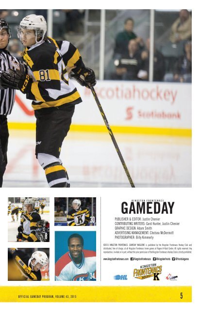 Kingston Frontenacs GameDay January 16, 2016