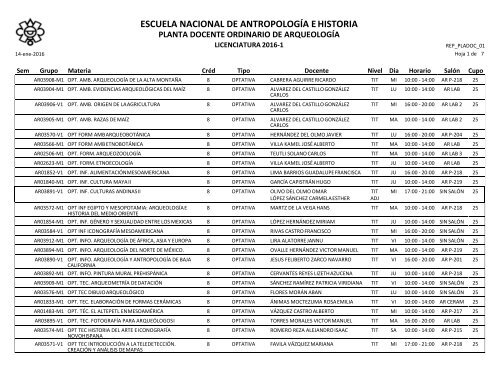 ESCUELA NACIONAL DE ANTROPOLOGÍA E HISTORIA