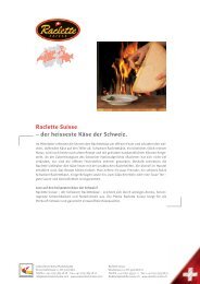 Raclette Suisse – der heisseste Käse der Schweiz.