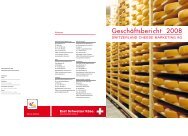 Geschäftsbericht 2008 - Switzerland Cheese Marketing AG