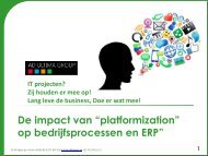 The impact of Platformization on Busienss Processes and ERP
