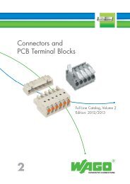 WAGO-Connectors and terminal bloks