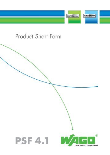 WAGO-Product Short Form