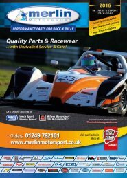 Merlin Motorsport Catalogue 2016