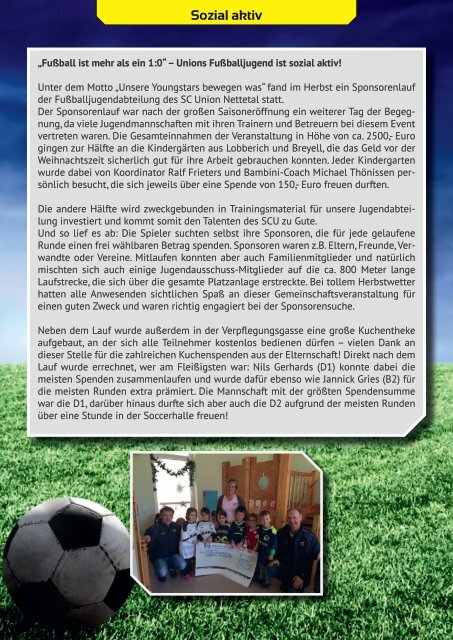 11. Volksbank Cup 2016 - Turniermagazin