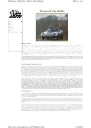 Chequered Flag Stratos - GP - Historic Rallying