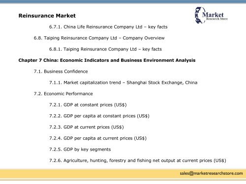 China Reinsurance Market