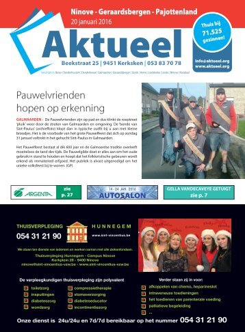 Editie Ninove 20 januari 2016