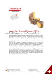 Appenzeller® Käse aus biologischer Milch. Der Biologische aus ...