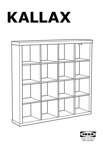 Ikea KALLAX / LEKMAN scaffale con 8 accessori - S59030590 - Istruzioni di montaggio