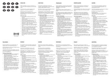 Ikea EKBACKEN piano di lavoro - 30274362 - Manuali