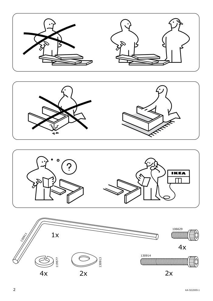 Ikea KNOPPARP divano a 2 posti - 80264964 - Istruzioni di montaggio