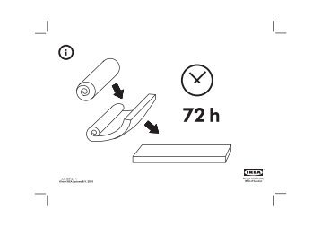 Ikea BACKABRO / MARIEBY divano letto a 3 posti - S79033597 - Manuali