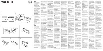 Ikea TUPPLUR tenda a rullo oscurante - 30290531 - Manuali