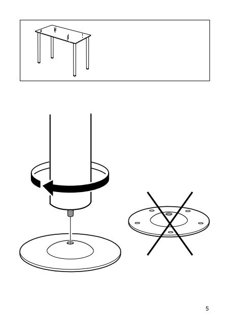 Ikea KALLAX combinazione con scrivania - S49123047 - Istruzioni di montaggio