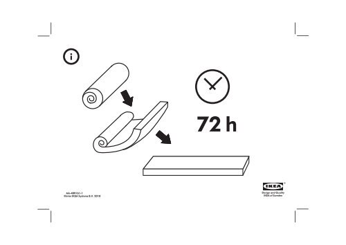 Ikea LYCKSELE MURBO poltrona letto - S29849219 - Manuali