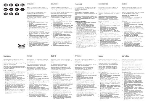 Ikea H&Auml;LLESTAD piano di lavoro double-face - 90226900 - Manuali