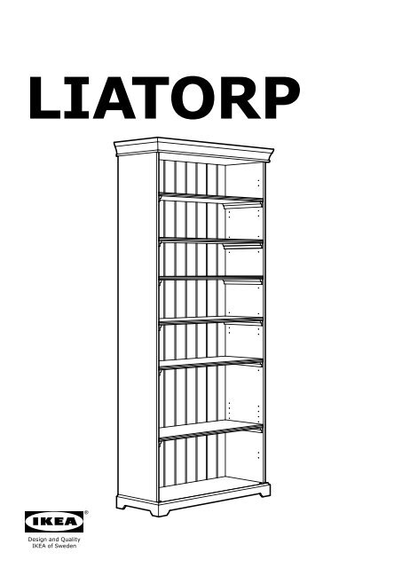 Ikea Liatorp Combinazione Di Mobili S99046443 Istruzioni Di