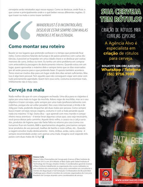 Revista Beer Brasil - Edição 01 - JAN2016